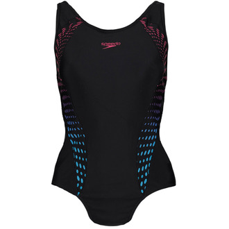 Ženski kupaći SPEEDO ALV PNL LNBK AF BLACK/PURPLE