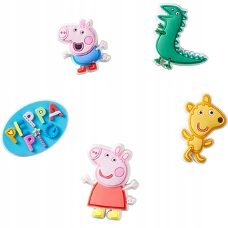 Unisex bedž CROCS Peppa Pig Character 5 Pack