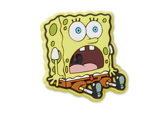 Unisex bedž CROCS Spongebob Shock