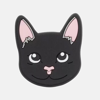 Unisex bedž Crocs Black cat