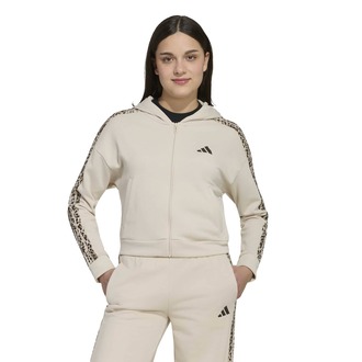 Dečiji duks sa zipom i kapuljačom adidas Jg an 3s ft fz