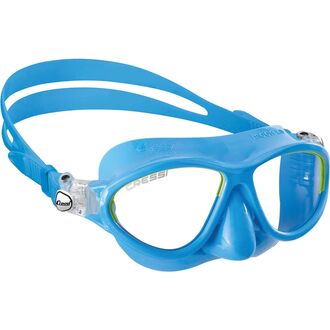 Dečija maska za ronjenje Cressi Sub maska za ronjenje moon kid mask sil light blue/frame lime