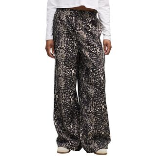 Ženska trenerka donji deo Puma Sport animal relaxed aop wide leg woven pants