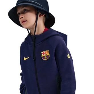 Dečiji duks sa zipom i kapuljačom Nike Fcb B nsw tech flc fz