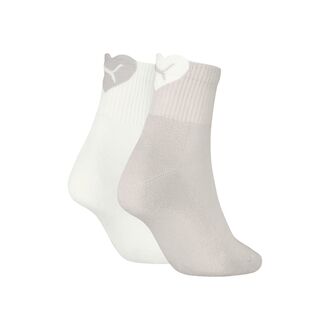 Ženske čarape Puma Women heart logo short crew 2p
