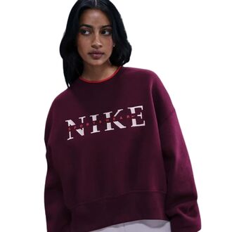 Ženski duks Nike W nsw phnx flc crew gls