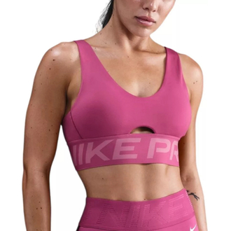 Ženski top za trening Nike W np indy plunge bra bold