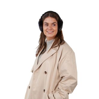 Unisex grejači za uši Barts Plush earmuffs black one size0