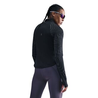 Ženska majica dugih rukava Nike W nk tempo df flsh hz