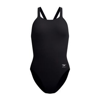 Ženski kupaći kostim Speedo Fl solid leaderback af black