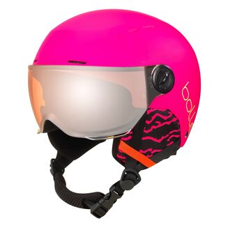 Dečija kaciga za skijanje Bolle Quiz visor hot pink matte s orange gun c