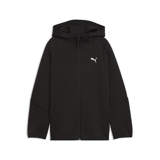 Dečiji duks sa zipom i kapuljačom Puma Evostripe full-zip hoodie dk b