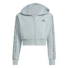 Dečiji duks sa zipom i kapuljačom adidas Jg an 3s ft fz