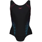 Ženski kupaći SPEEDO ALV PNL LNBK AF BLACK/PURPLE