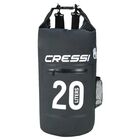 Unisex torba Cressi Sub Dry bag black with zip 20 lt