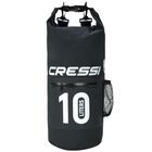 Unisex torba Cressi Sub dry bag black with zip 10 lt