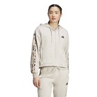 Ženski duks sa zipom i kapuljačom adidas w Aop ft fz0