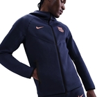 Muški duks sa zipom i kapuljačom Nike Fcb m nike nk tch flc fz wr hdy 3r