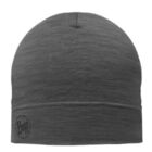 Ženska kapa Buff Merino lightweight beanie solid grey