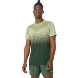 Asics SEAMLESS SS TOP, muška majica za trčanje, zelena