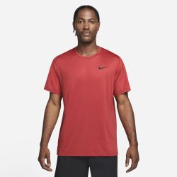 Nike M NP DF HPR DRY TOP SS, muška majica za fitnes, crvena