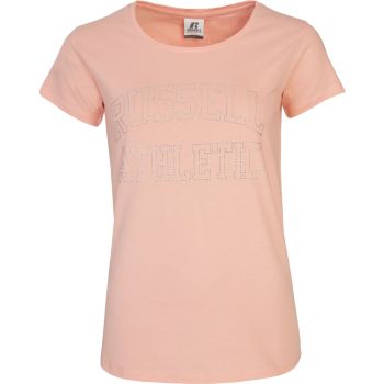 Russell Athletic AUTH. D - SS CREWNECK TEE SHIRT, ženska majica, pink