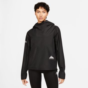Nike W NK TRAIL JKT GORE-TEX, ženska jakna za trčanje, crna