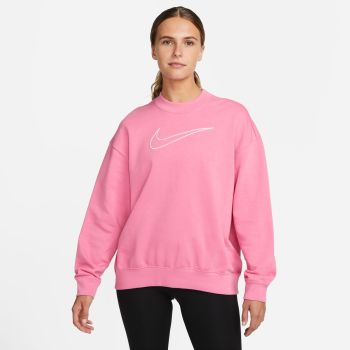 Nike W NK DF GT FT GX CREW ESSTL, ženski duks za fitnes, pink