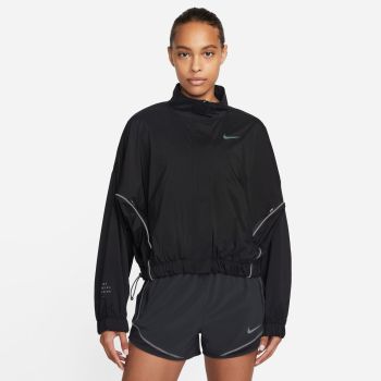 Nike W NK RUN DVN JKT, ženska jakna za trčanje, crna