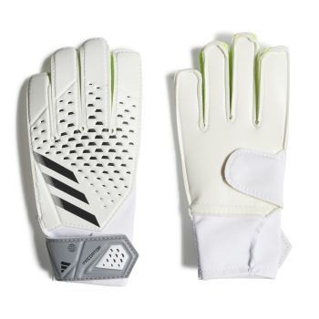 Adidas PRED GL TRN J, dečije golmanske rukavice za fudbal, bela