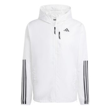 Adidas OTR E 3S JKT, muška jakna za trčanje, bela
