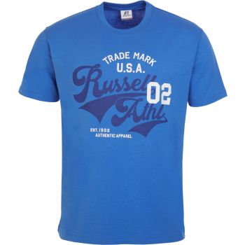 Russell Athletic 02 S/S CREWNECK TEE SHIRT, muška majica, plava