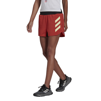 adidas AGRAVIC SHORT W, ženski šorc za trčanje, crvena