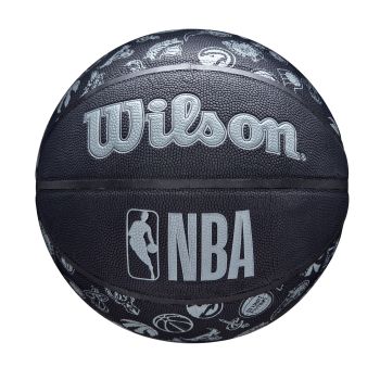 Wilson NBA TEAM COMPOSITE ALL TEAM, lopta za košarku, crna