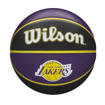 Wilson NBA TEAM TRIBUTE LA LAKERS, lopta za košarku, ljubičasta